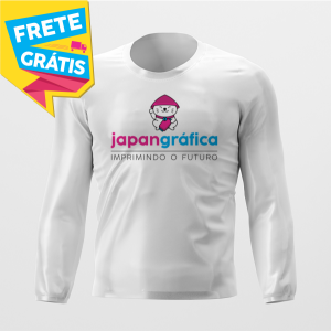 CAMISETA HELANCA PLUS MANGA LONGA HELANCA PLUS 0.120 G/M2 PERSONALIZADA UNISEX MANGA LONGA 4X0 COR ULTRA-HD EPSON 100% POLIÉSTER IMPRESSÃO TOTAL / TINTA ORIGINAL MADE IN JAPAN FRETE GRÁTIS NAS COMPRAS ACIMA DE 100,00, CONSULTE AS REGIÕES.