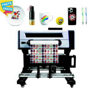 DTF-UV TAMANHO A2 ADESIVO DTF/UV 42CM X 59CM 5 CORES + VERNIZ MÁSCARA DE TRANSFERÊNCIA CORTE RETO / TINTA ORIGINAL MADE IN JAPAN FRETE GRÁTIS NAS COMPRAS ACIMA DE 100,00, CONSULTE AS REGIÕES.