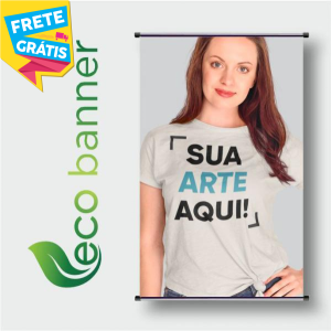 ECO BANNER HD 70CM TECIDO FIBRA SINTÉTICA DTEX 180GR LARGURA 70CM IMPRESSÃO ULTRA-HD QUALIDADE EPSON BASTÃO E CORDÃO / TINTA ORIGINAL MADE IN JAPAN FRETE GRÁTIS NAS COMPRAS ACIMA DE 100,00, CONSULTE AS REGIÕES.