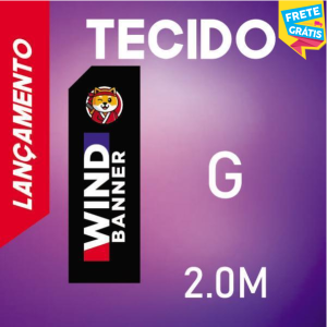 TECIDO (G) WIND FULL Tecido TecnoSport 100% Poliéster 2.0m x 0.65m 4x4 COR Impressão Ultra HD Sublimática Dupla-Face Embalagem / RETANGULAR FRETE GRÁTIS NAS COMPRAS ACIMA DE 100,00, CONSULTE AS REGIÕES.