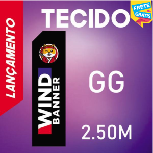 TECIDO (GG) WIND FULL Tecido TecnoSport 100% Poliéster 2.50m x 0.65m 4x4 COR Impressão Ultra HD Sublimática Dupla-Face Embalagem / RETANGULAR FRETE GRÁTIS NAS COMPRAS ACIMA DE 100,00, CONSULTE AS REGIÕES.